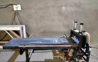 内蒙古包头出售木门厂木工机械 台锯 压机 封边机 转印机