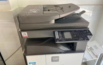 湖北荆门打印店转行，转让二手胶装机，切纸机，夏普黑白激光打印机设备