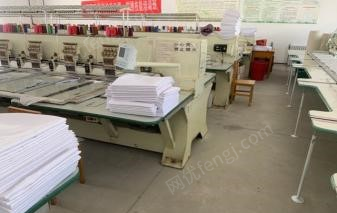 新疆乌鲁木齐8成新三洋电脑绣花机9台营业中打包出售,另有缝纫机10多台