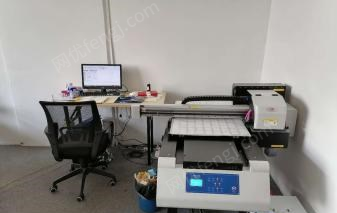 上海静安区出售二手uv打印机三喷头白彩光油