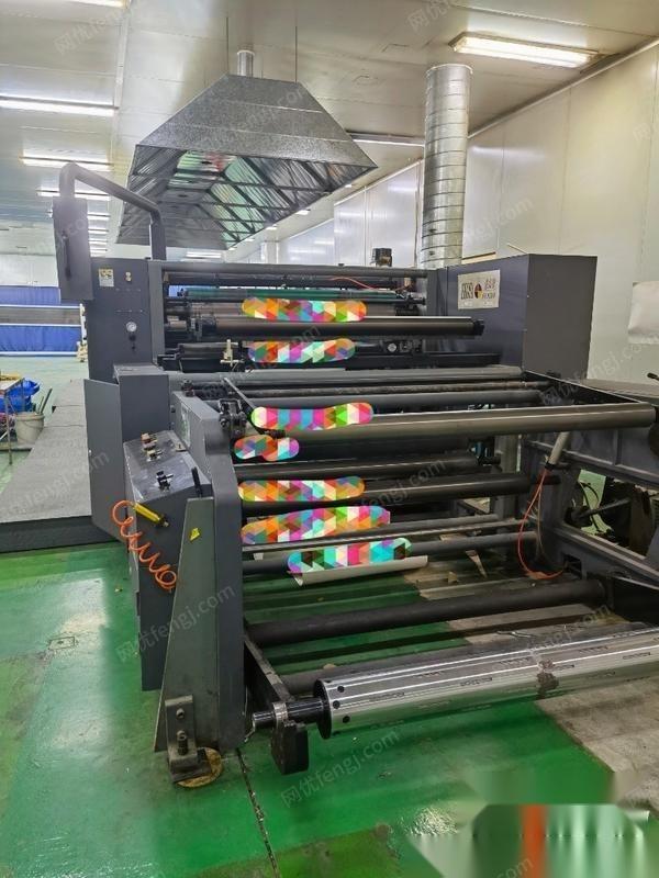 天津北辰区转让1台闲置意高发6色1.5米幅宽柔版印刷机  买了年限久了,没怎么使用,看货议价.