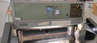 江西南昌改行一台出售使用中1台对开程控切纸机，两台打码机  看货议价.可单卖.