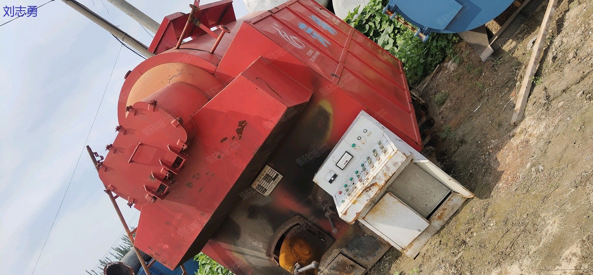 市场库存二手2吨生物质蒸汽锅炉,16年4月出厂,菏泽锅炉。