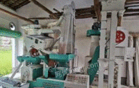 江西吉安20吨商用组合碾米机出售 九成新 出米快 可粉糠