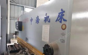 安徽淮南95新中海数控液压闸式剪板机一台闲置出售, 用过几次基本全新