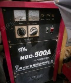 甘肃兰州工程停工8成新上海米勒500二保焊机出售