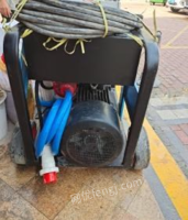 广东中山出售个闲置在家超高压商用工业级水拉毛机器一台