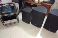 海南三亚出售一套音响设备，功放，调音台，