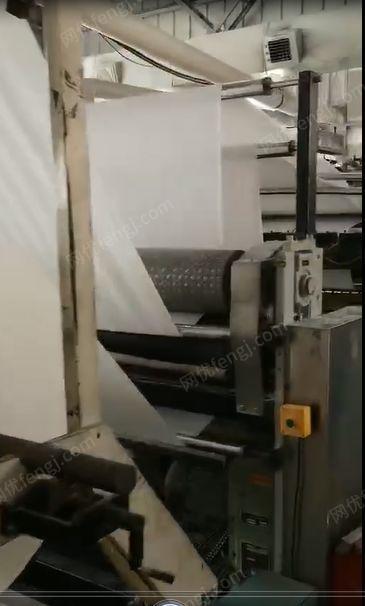 纸业厂处理带压花5排抽纸机，抽纸包装机各1台（详见图）