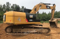 浙江台州工地干活机二手卡特323挖掘机急转