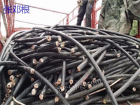 长期高价回收二手电缆线25吨