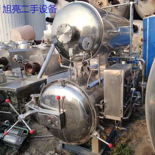 市场库存二手1.32立方全自动高温灭菌锅