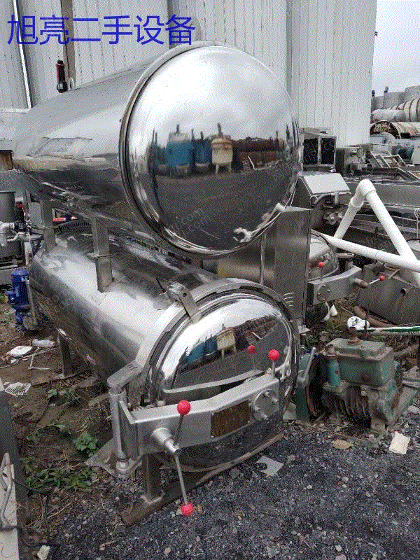 市场库存二手1.32立方全自动高温灭菌锅