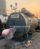 河北沧州出售1吨燃气蒸汽锅炉,2016年6月中瑞生产,安装少用