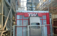 广东广州转让20-21年特威原装变频4台0-100米镀锌节高度随意！施工电梯