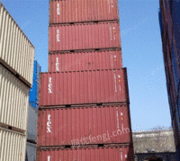 上海崇明县钢制6米12米海运二手集装箱出售