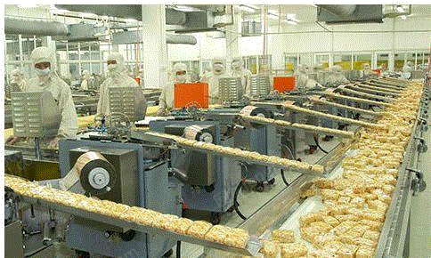 高価格大量回収食品工場の機械設備