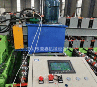河北沧州转让二手彩钢瓦压瓦机设备c型钢机冷弯机械复合板机流水线设备