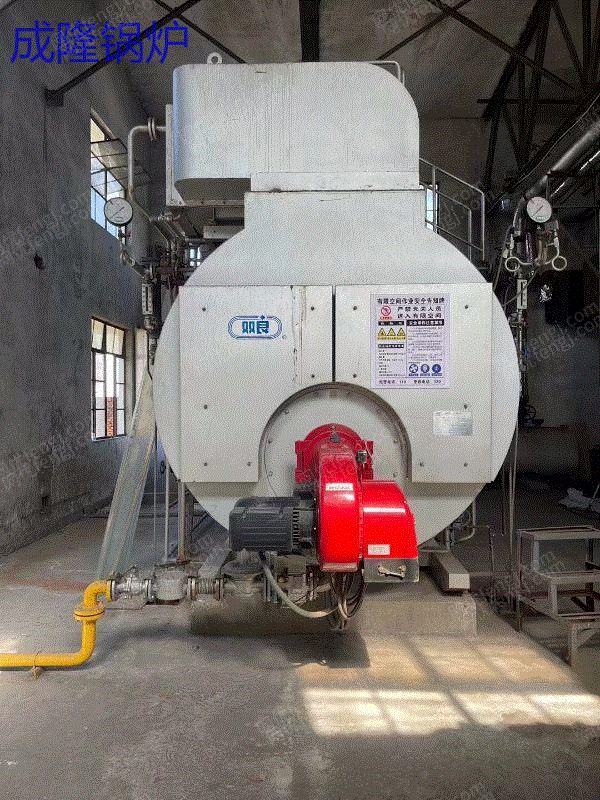 For sale: 6 tons of Jiangsu Shuangliang gas-steam boiler in February 2015, with complete formalities and accessories