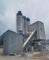 山东潍坊转让18年的南方路基120搅拌站,4个120吨水泥仓,四仓钢结构配料机