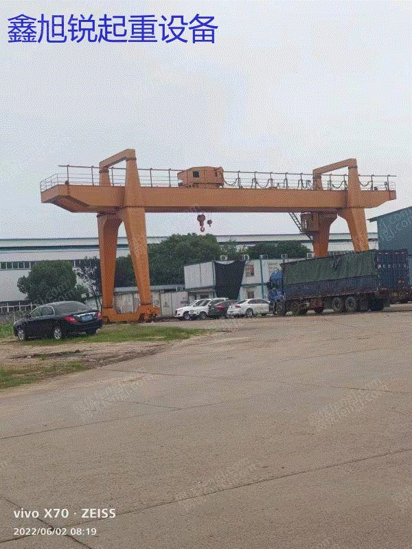Henan sells second-hand A-type 32/5-ton gantry cranes with a span of 28 meters