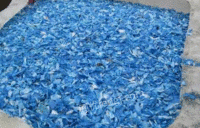 A large number of waste plastic particles are recycled in Hunan