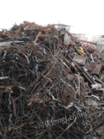 A large number of 100 tons of scrap steel were recovered in Fuzhou, Fujian