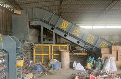 广西桂林转让200吨全新全自动压包机加20吨地磅