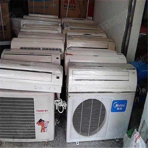 Long-term high-priced recycling of a batch of waste air conditioners in Wuhan,