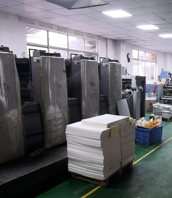 广东广州转让原装进口良明680四开四色胶印机,正常使用中