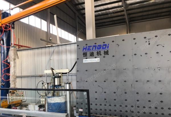 北京顺义区出售恒迪2000*2500全自动中空玻璃生产线一条，2022年4月购买使用不到一年