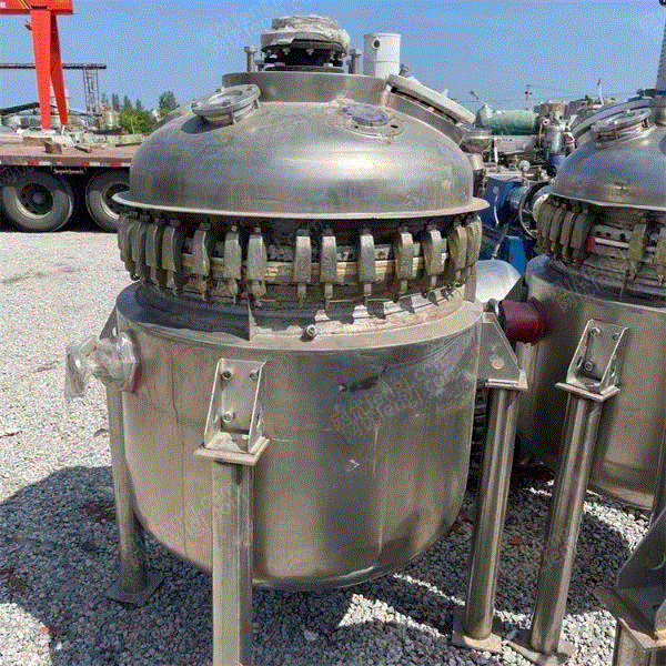 回收二手小型实验室反应釜反应罐 真空高压反应釜 不锈钢反应釜搅拌釜 二手反应设备转让