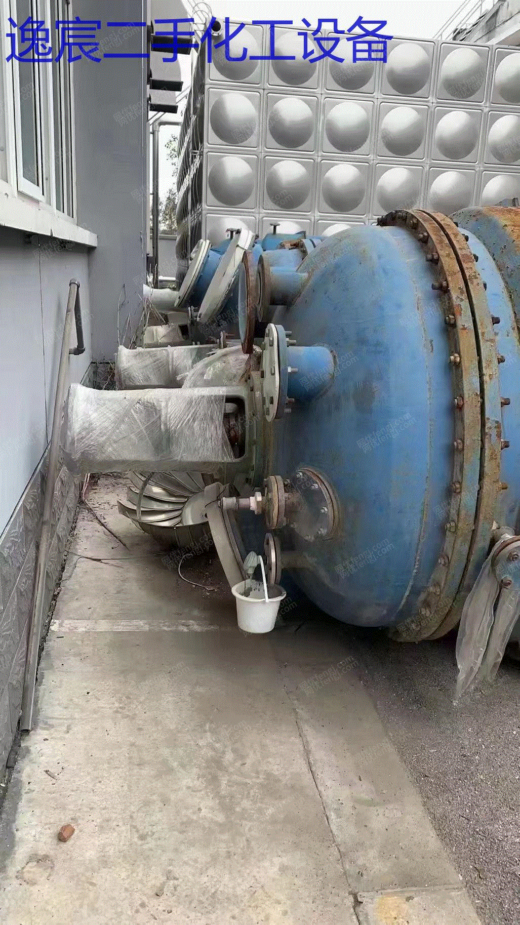 3-ton lined tetrafluoro reactor
