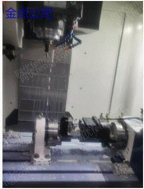 Jindian 850 Machining Center Mitsubishi M80 and BBT40 Spindle Direct Connection 12000 Turn Belt 170 Four Axis Belt Tailstock