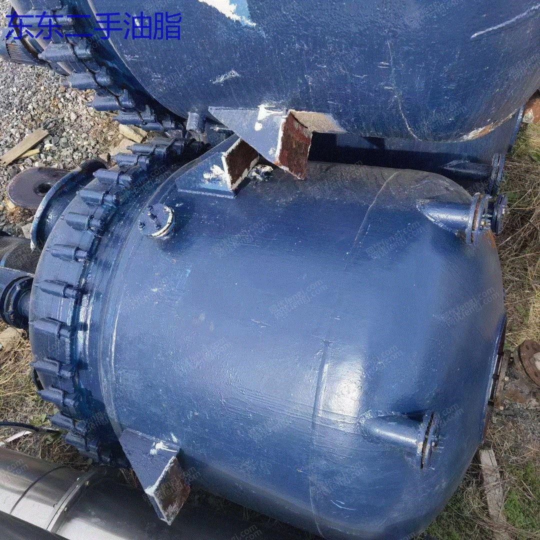 市场现货转让1立方二手搪瓷反应釜 电加热搪瓷反应釜