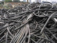 Recycling a batch of waste cables in Hubei Province
