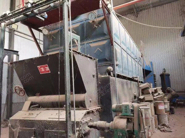 For sale: 10-ton coal-fired steam boiler, 90% new, on-site