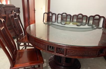 江苏扬州家有红木餐桌椅一套转让
