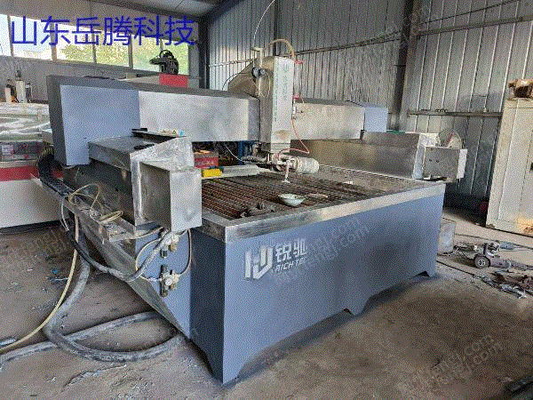 Rizhao sells second-hand glass rock plate cutting machine water knife