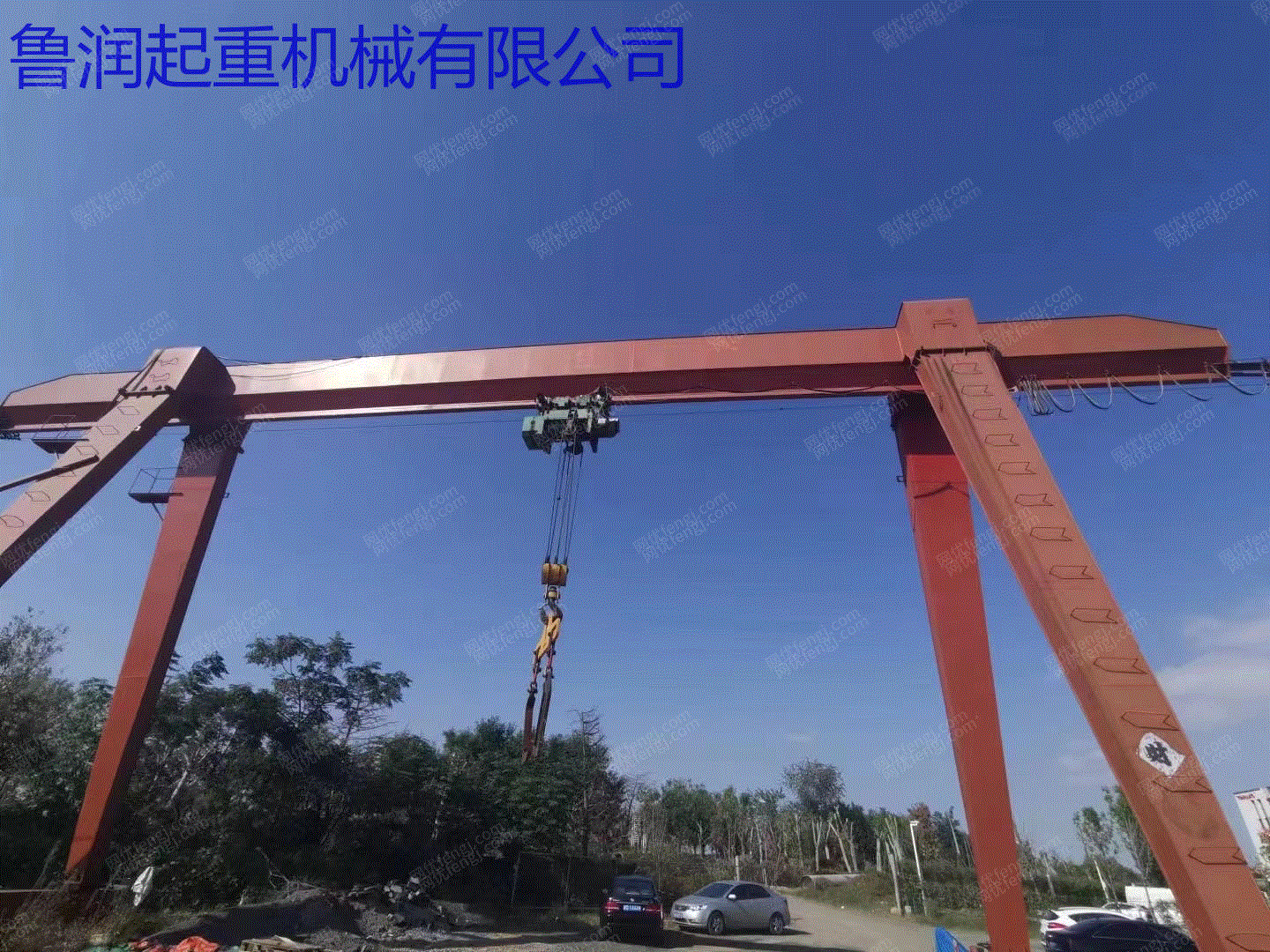 Shandong sells second-hand 20 tons and 20 meters gantry cranes
