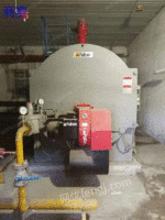 Sell a 4-ton Fulton gas-steam boiler with a pressure of 10 kg, and the color is as shown in the figure