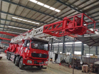 Sell workover rig, Shaanxi Automobile Delong M3000 chassis