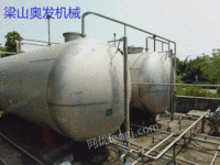 Two 80 cubic horizontal stainless steel storage tanks are sold now. Welcome to contact if you need it!