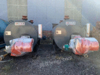 出售2吨燃气热水锅炉 扬州斯大生产 安装少用，成色如图
