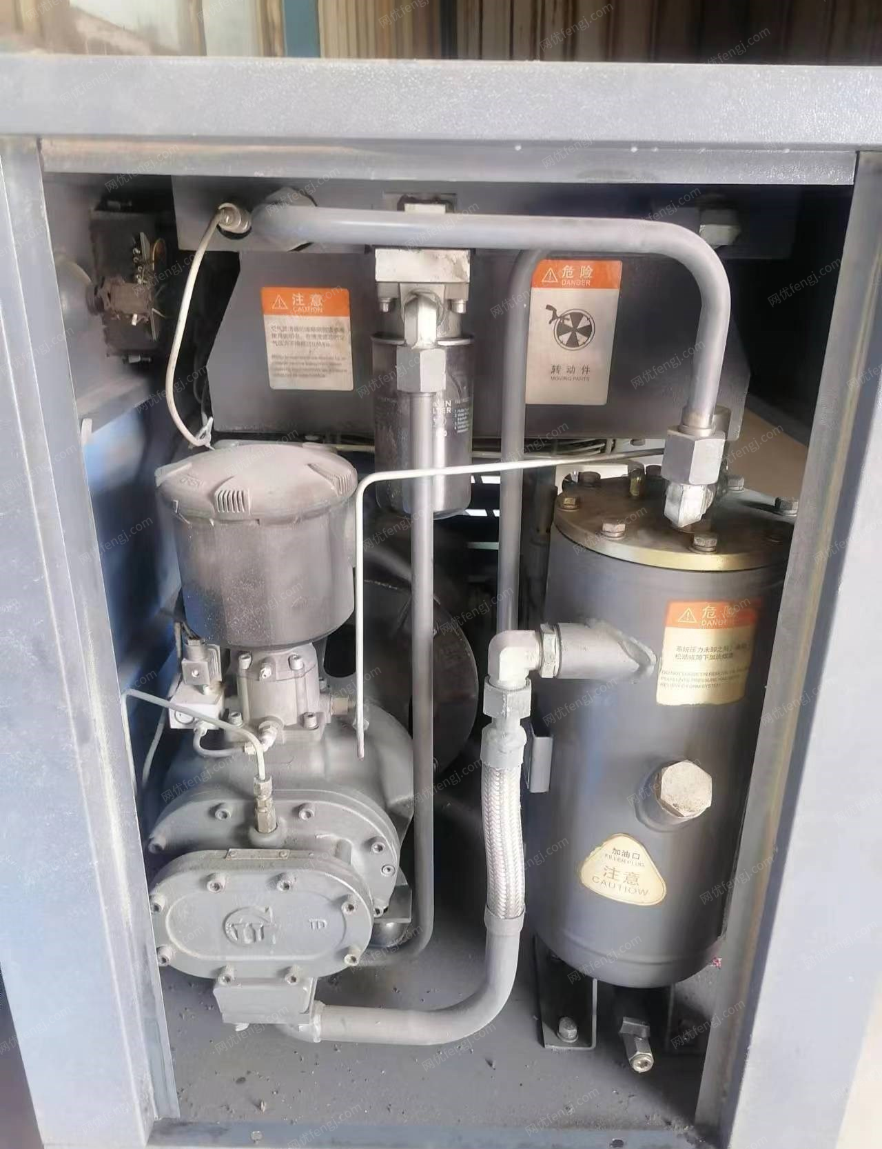 福建福州转让永磁变频二手15千瓦8公斤空压机，捡漏欢迎