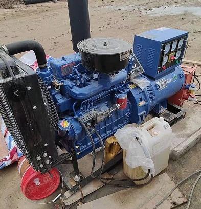 滁州出售自用30千瓦潍柴四缸发电机组，使用时间50小时
