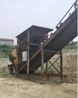 湖北武汉出售锤破制沙机，带给料机及80筛沙机