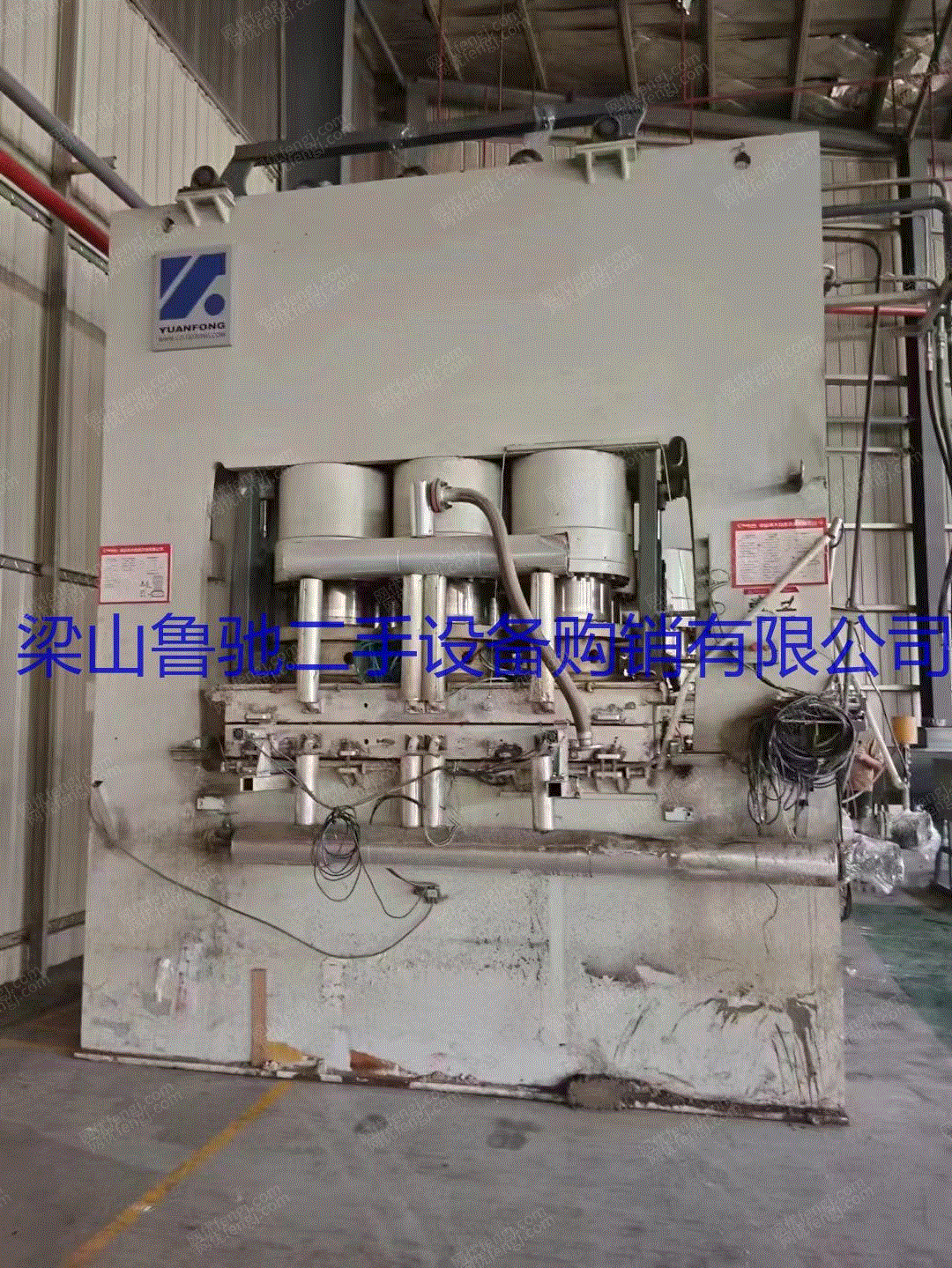 Sell Yuanfeng 2000 tons transverse veneer hot press woodworking press