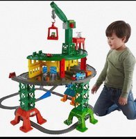 出售托马斯小火车玩具男孩 托马斯限量车站豪华套装电动轨道FGR22，售出不退不换