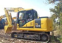 海南儋州转让二手小松130挖掘机出口机器手续全